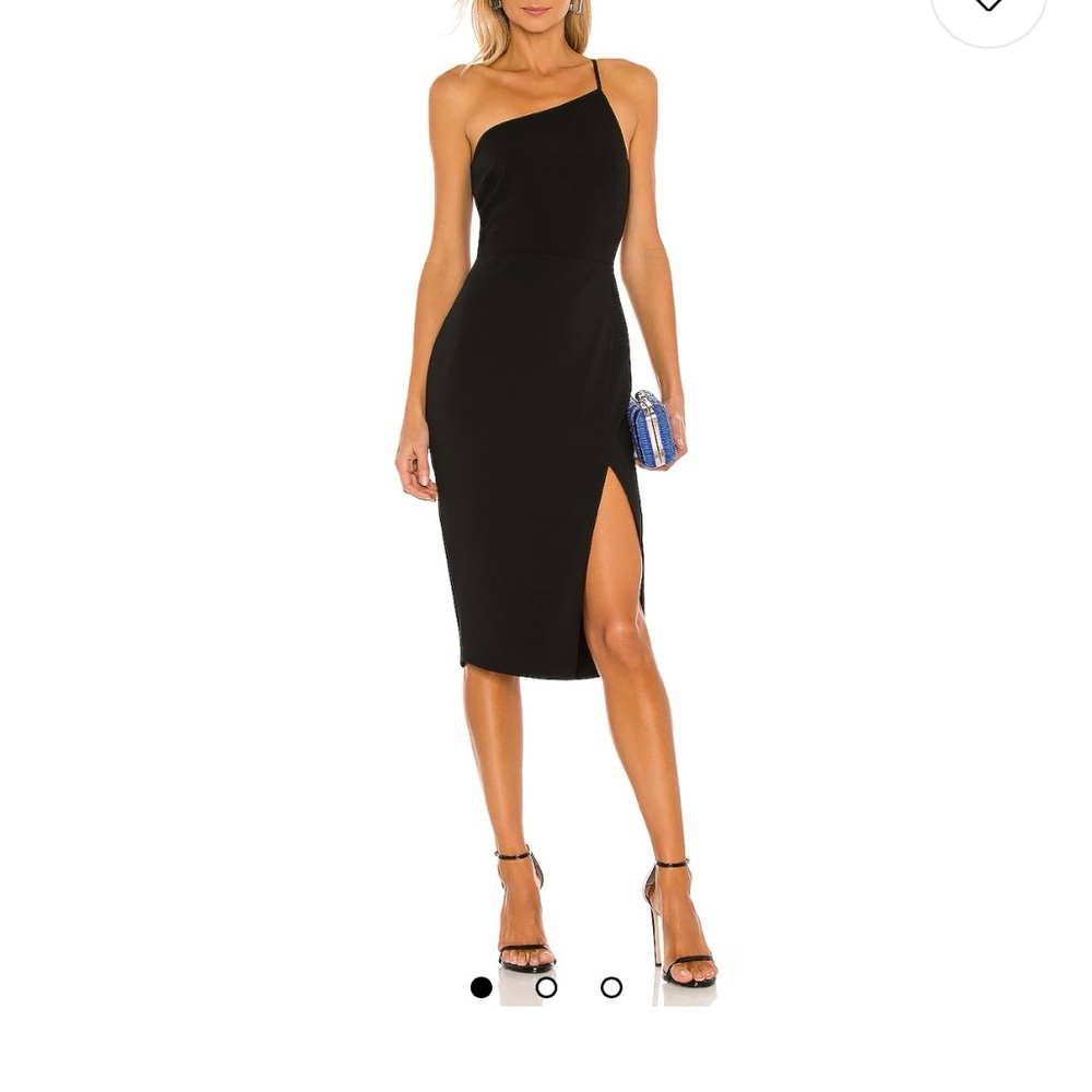 Lovers + Friends Black One-Shoulder Sheath Dress-beautiful!!